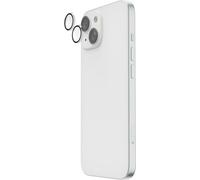 Hama Cam Protect, protection de l'appareil photo pour iPhone 15/15 Plus, 2 lunettes individuelles pour chaque objectif