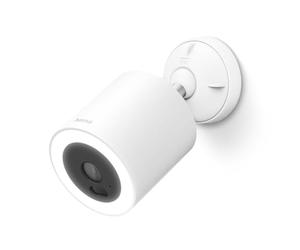 Hama Caméra de Surveillance Extérieur Intelligente Connectée, Wi-FI, Blanc | Détecteur Mouvement + Son 2 Voies IP65 1520p Slot MircoSD Projecteur Vision Nuit Smart Home Sans Hub Google Alexa Appli