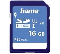 Hama - Carte mémoire flash - 16 Go - UHS Class 1 / Class10 - SDHC UHS-I G