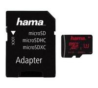 Hama - Carte mémoire flash (adaptateur microSDXC vers SD inclus(e)) - 64 Go - UHS Class 3 - microSDXC UHS-I