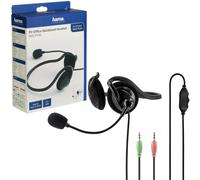 Hama Casque À Écouteur À Tour De Cou 2X 3,5Mm Stéréo PC Avec Microphone