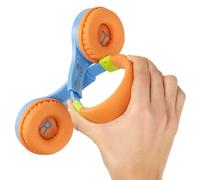 Hama Casque enfant Kids Guard – limitation du volume, câble amovible, micro, jack – Bleu/Orange