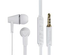 Hama -Casque avec plaisir micro, écouteurs, réglage du volume, blanc