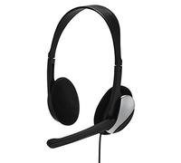 Hama Casque Essential HS 200 – Microphone, stéréo, prise jack 3,5 mm, câble 2 m Noir