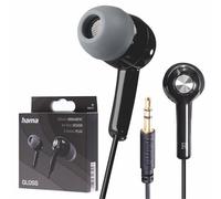 Hama Casque Gloss, Intra-auriculaire, Noir