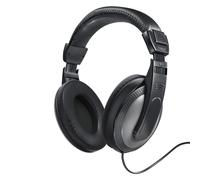 HAMA Casque supra-auriculaire filaire, coque noire