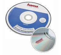 Hama CD de nettoyage (pour tête de lecture laser, pour éliminer la poussière dans les lecteurs de CD, CD de nettoyage au laser) Blanc/Bleu/Rouge