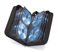 Hama CD/DVD/Blu-ray Wallet for 80 Discs, black 80 CDs Single