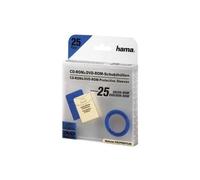 Hama CD/DVD Protective Sleeves, Pack of 25 25 disques Transparent