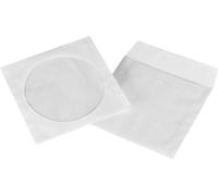 Hama CD-ROM Paper Sleeves - Boîtier pour CD - capacité : 1 CD - blanc (pack de 50)