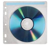 Hama CD-ROM Pockets 80 - Pochette CD - capacité : 2 CD - blanc transparent (pack de 40) G