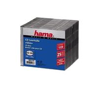 Hama CD Slim Box, black, pack of 25 pcs 1 disques Noir