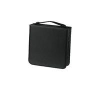 Hama CD Wallet Nylon 208 - Portefeuille pour disques CD/DVD - 208 disques - nylon - noir