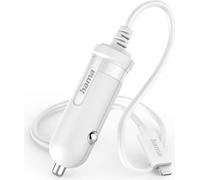Hama Chargeur allume-cigare Lightning 1A ws (blanc)