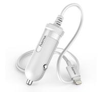 Hama Chargeur de voiture, pour prise Apple, 1 A, blanc