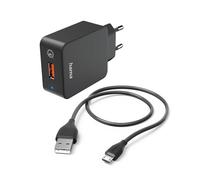 HAMA Chargeur Micro-USB 220V Noir 1,5m