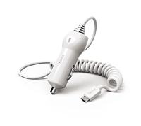 Hama Chargeur pour voiture, micro-USB, 2,4 A, blanc