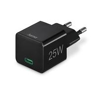 Hama Chargeur Rapide 25W (Chargeur USB-C Rapide, Chargeur Qualcomm® Quick Charge™ 2.0/3.0, Chargeur Mini Compact, Chargeur PD) Noir