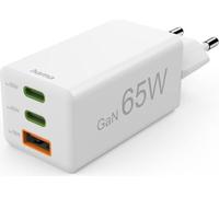 Hama Chargeur rapide, 2x USB-C PD, 1x USB-A QC, mini-chargeur, 65W