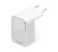 Hama chargeur rapide GaN USB-C mini-chargeur pliable PD 30 W blanc