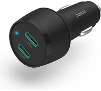 Hama Chargeur rapide pour voiture, 2xUSB-C, 45W (noir)
