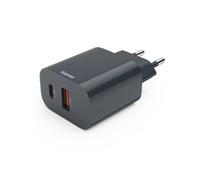 Hama Chargeur rapide USB-C/A 20W noir PD