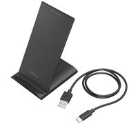 Hama Chargeur sans fil QI-FC10S – Charge rapide 10 W, technologie Qi, câble USB-C – Noir