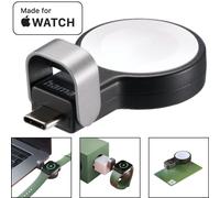 Hama Chargeur sans-Fil Wireless USB C pour Apple Watch - Charge à Induction 5W, Charge Rapide & Optimisée, Détection Auto de l'Apple Watch - Noir