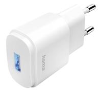 Hama Chargeur Secteur USB (Bloc Secteur USB-A, 6W, 5V/ 1.2A, Adaptateur Secteur Universel, Chargeur Replacement pour iPhone 14/14 Pro Max, Samsung Galaxy, Sony, Xiaomi, Huawei, Wiko) Blanc