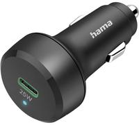 Hama Chargeur USB 25.00 W 1x USB-C® Power Delivery noir pour voiture, pour camion