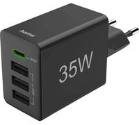 Hama Chargeur USB 35.00 W USB-C® femelle Power Delivery 3.0 noir pour prise murale USB Power Delivery (USB-PD)