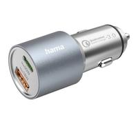 Hama Chargeur USB 38 W 1x USB-A, 1x USB-C® Power Delivery argent pour voiture,