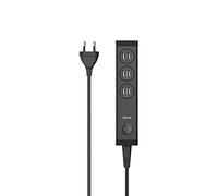 Hama Chargeur USB Multiport 34W avec Interrupteur M/A (6 Ports USB-A, Bloc Chargeur Secteur Multi-USB, Hub Prise d'alimentation USB, Temoin LED) Noir