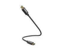 Hama charging cable USB C - USB C (USB 2.0 type-C, 3A, 20 cm, 480 Mbit/s, for ch