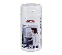 Hama Chiffons pour écrans Lingettes en distributeur – Nettoyage doux sans trace – 100 lingettes