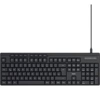 Hama CK-200 USB Clavier allemand, QWERTZ noir touches multimédia