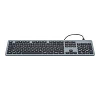 Hama CK-400 USB Clavier allemand, QWERTZ noir touches multimédia