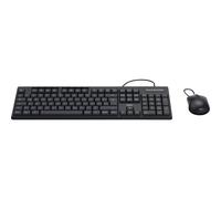 Hama CKM-200 filaire Kit souris + clavier allemand, QWERTZ noir