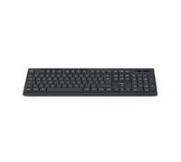 Hama WK-200 radio Clavier allemand, QWERTZ noir touches multimédia