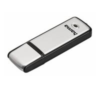 Hama Clé USB 2.0 de 16 Go | Clé USB A de 10 Mo/s pour Stockage de Base | Design élégant et Compact avec Couvercle de Protection | Idéal pour PC et Ordinateurs Portables | Noir et Argent