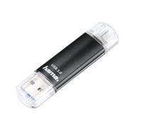Hama Clé USB 3.0 "Laeta Twin" (FlashPen, OTG, aluminium, USB 3.0, jusqu'à 40 Mo/