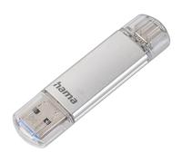Hama Clé USB C-Laeta 32 Go - USB-C & USB 3.0 - Boîtier métal - 40 Mo/s