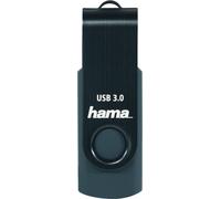 Hama Clé USB "Rotate", USB 3.0, 128GB, 90MB/s, bleu pétrole