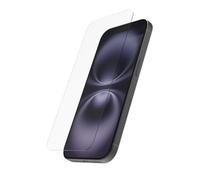 Hama "Clear Protect Film de Protection pour iPhone 16 - Verre Trempé 9H, Matériau Ultraclear HD, Cadre d'Installation Simple & Rapide, Anti Traces de Doigts, Anti-Rayures