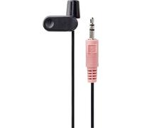 Hama Clip on Micro-cravate Micro Type de transmission (détails):filaire microphone (jack 3,5 mm) fil