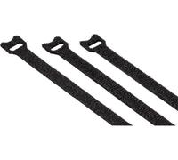 Hama Collier de serrage auto-agrippant pour grouper (L x l) 125 mm x 10 mm noir 20 pc(s)