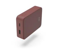 Hama Color 10 - Batterie Externe [Power Bank 10 000mAh] [Batterie Portable USB C Fast Charge], Compatible avec iPhones Samsung et Bien Plus - Rouge