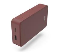 Hama Color 20 - Batterie Externe [Power Bank 20 000mAh] [Batterie Portable USB C Fast Charge], Compatible avec iPhones Samsung et Bien Plus - Rouge