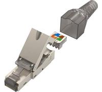 Hama Connecteur réseau, CAT-6a, 10 Gbit/s, blindé, montage sans outil (00200773)