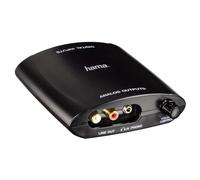 Hama Convertisseur Audio Numérique Koax Toslink USB vers Analogique Cinch 3,5 mm